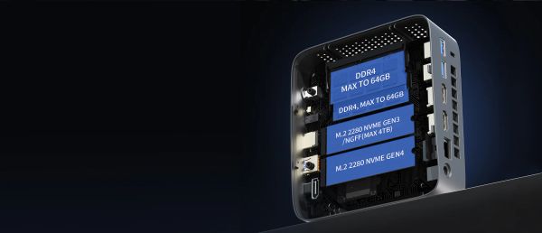 Mini PC AD16 bộ xử lý vô cùng mạnh mẽ